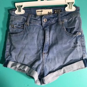 High-waisted Jean Shorts